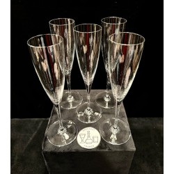 Baccarat - Flûtes à champagne modèle Dom Pérignon