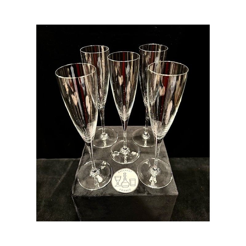 Baccarat - Flûtes à champagne modèle Dom Pérignon