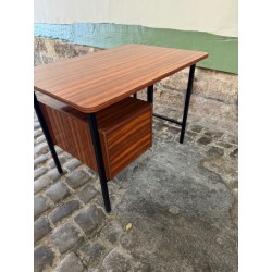 Bureau vintage Formica effet bois