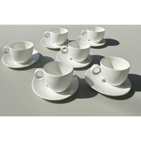 Serax - 6 tasses en porcelaine modèle Sastrugi