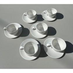 Serax - 6 tasses en porcelaine modèle Sastrugi