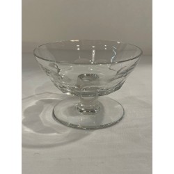 Baccarat - série de 4 coupes à champagne en cristal des années 1960