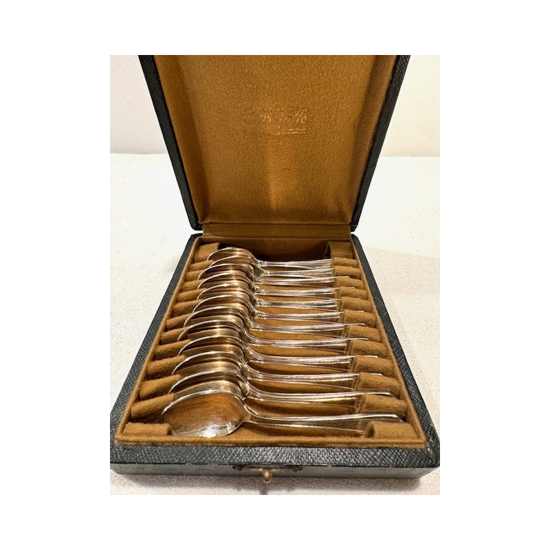 Christofle - Coffret de 12 cuillères à moka