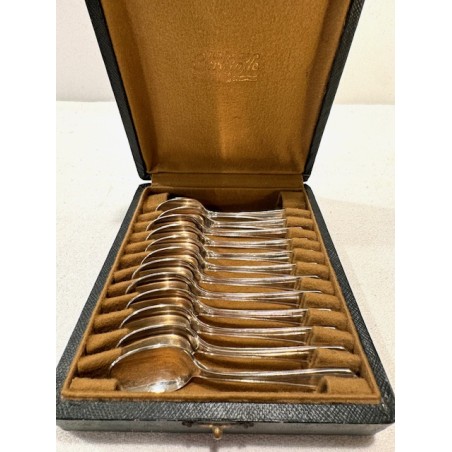 Christofle - Coffret de 12 cuillères à moka