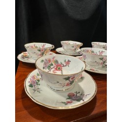 Bernardaud - Magnifique série de 6 tasses en porcelaine