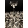 Service cristallerie 12 coupes et carafe assortie