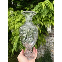 Le Creusot XIXème - Paire de vases en cristal