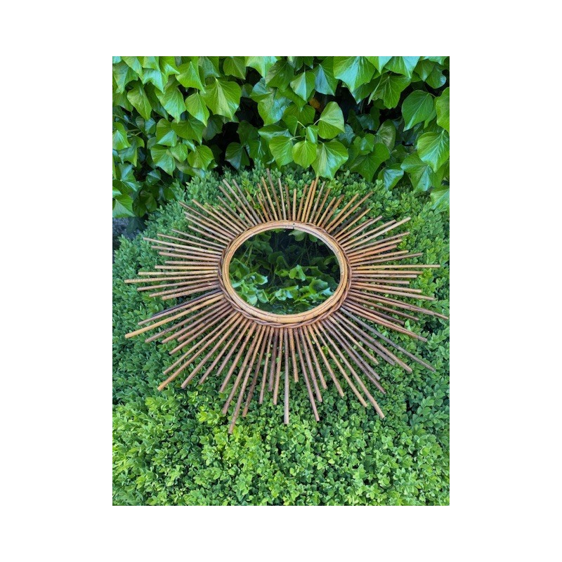 Miroir Soleil Vintage Années 70'