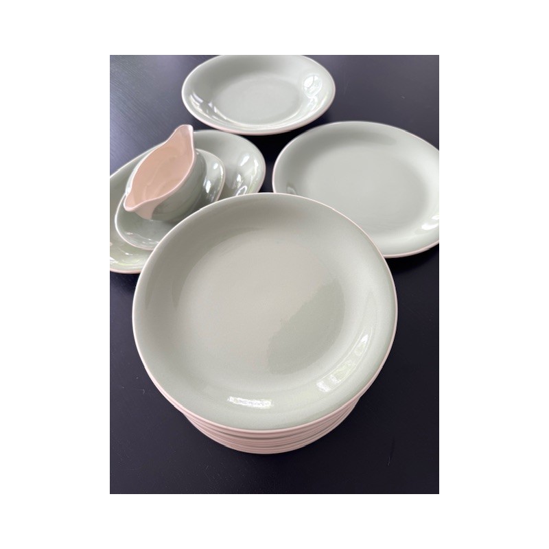 Villeroy & Boch - Partie de service vintage vert d'eau
