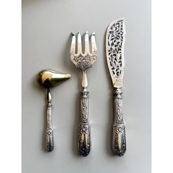 Coffret Couverts de Service à poisson XIXème