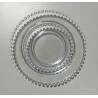 Lalique - Tête à Tête assiettes en cristal modèle Andlau