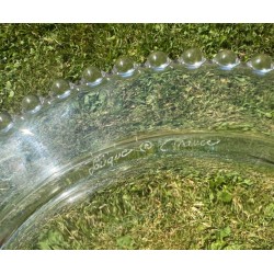 Lalique - Tête à Tête assiettes en cristal modèle Andlau