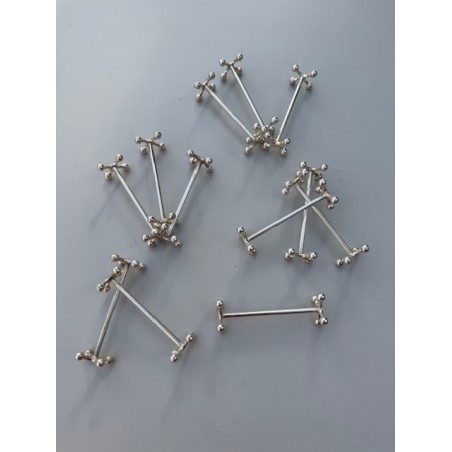 Christofle - 12 porte-couteau modèle 4 boules