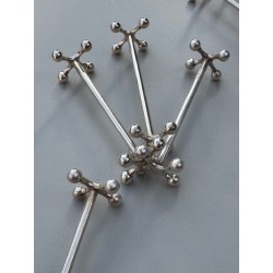 Christofle - 12 porte-couteau modèle 4 boules