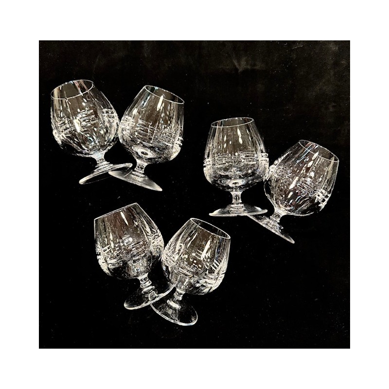 Villeroy & Boch - 6 verres à cognac en cristal