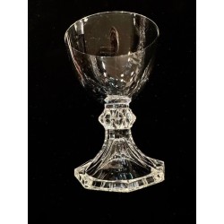 Val St Lambert - 12 verres à pieds "Yale" en cristal