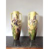 P. Perret Vallauris - 2 majestueux vases Art Nouveau