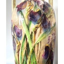 P. Perret Vallauris - 2 majestueux vases Art Nouveau