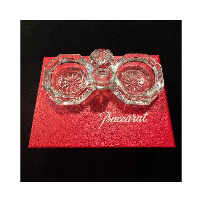 Baccarat - Salière double en cristal