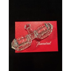 Baccarat - Salière double en cristal