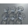 Baccarat - 6 coupes en cristal modèle Talleyrand