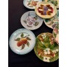 Collection - Assiettes en barbotine fleurs & fruits