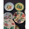 Collection - Assiettes en barbotine fleurs & fruits