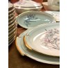 Complet service en porcelaine fine de l'ancienne Manufacture Royale de Limoges