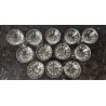 Service de 12 coupes à champagne en cristal