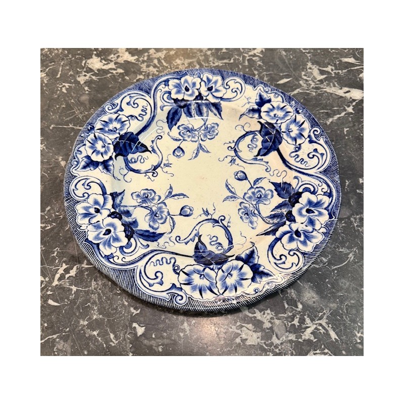 Creil & Montereau - Plat circulaire Flora