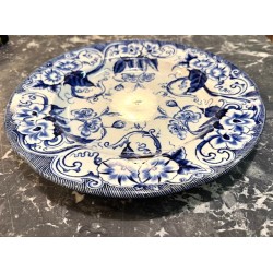 Creil & Montereau - Plat circulaire Flora