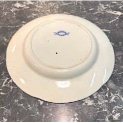 Creil & Montereau - Plat circulaire Flora