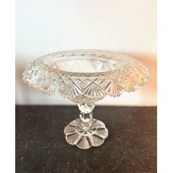 Compotier en cristal taillé