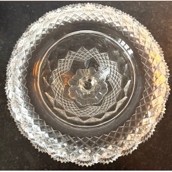 Compotier en cristal taillé