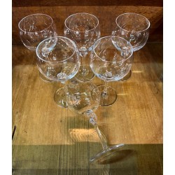 Daum - 6 verres en cristal