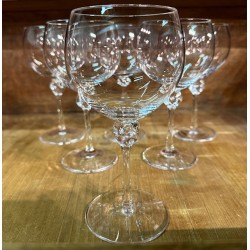 Daum - 6 verres en cristal