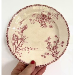 Terre de Fer - Complet service en faïence vieux rose