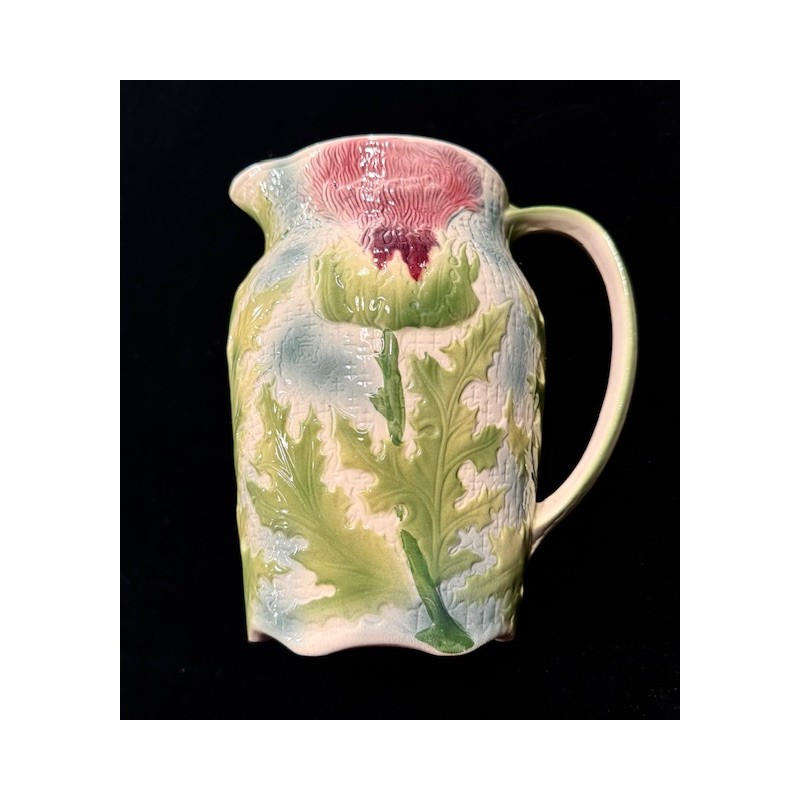 Saint Clément - Broc à eau en faïence barbotine