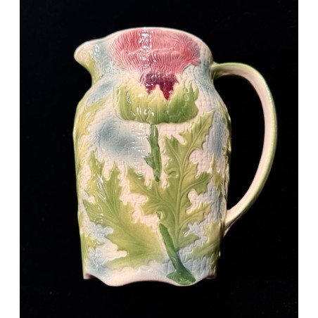 Saint Clément - Broc à eau en faïence barbotine