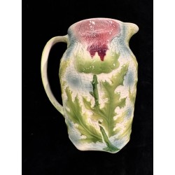 Saint Clément - Broc à eau en faïence barbotine