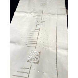 Linge ancien - Drap en lin...