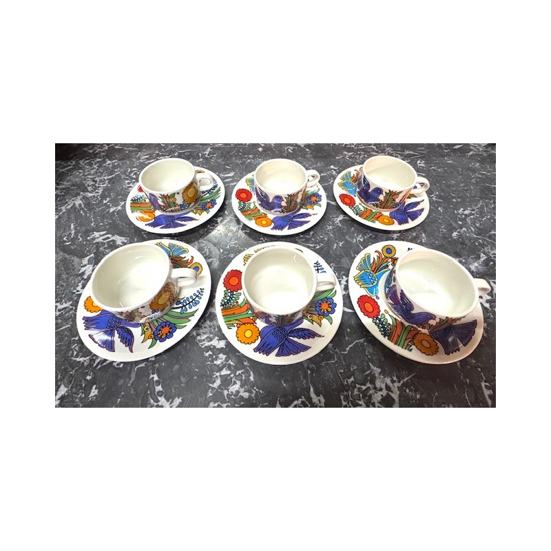 Villeroy & Boch - 6 Tasses à café Acapulco