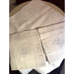 Linge Ancien - Drap et...