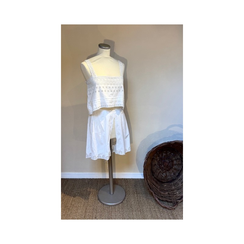 Linge ancien - Culotte fendue 1900