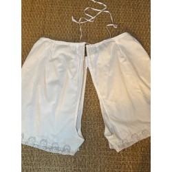 Linge ancien - Culotte fendue 1900