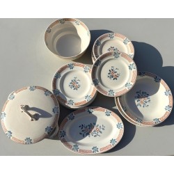 Longwy - Service en faïence...