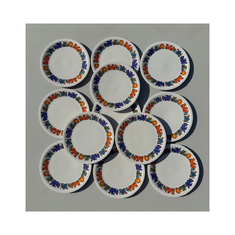 Villeroy & Boch - 12 assiettes à dessert modèle Acapulco