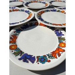 Villeroy & Boch - 12 assiettes à dessert modèle Acapulco