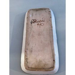 Robert Picault - Très Grand plat rectangulaire en faïence