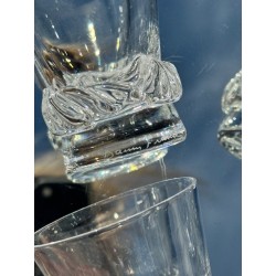 Daum - 5 verres shot à liqueur en cristal